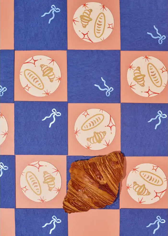 Oui Croissants Coasters - Set of 4