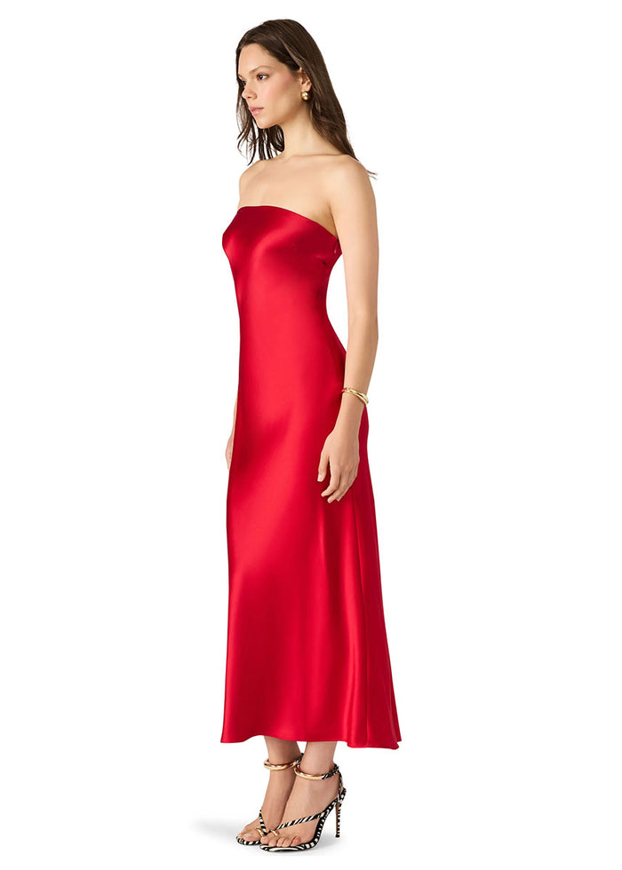 Jessamine Dress - Dark Red