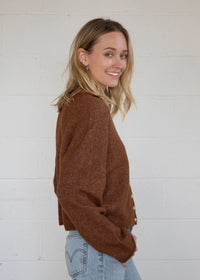 Piper Cardigan - Brown