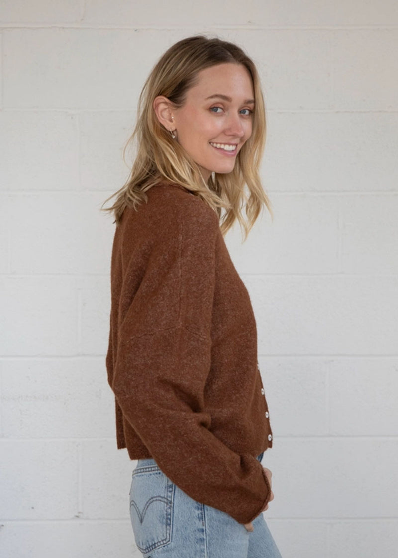 Piper Cardigan - Brown