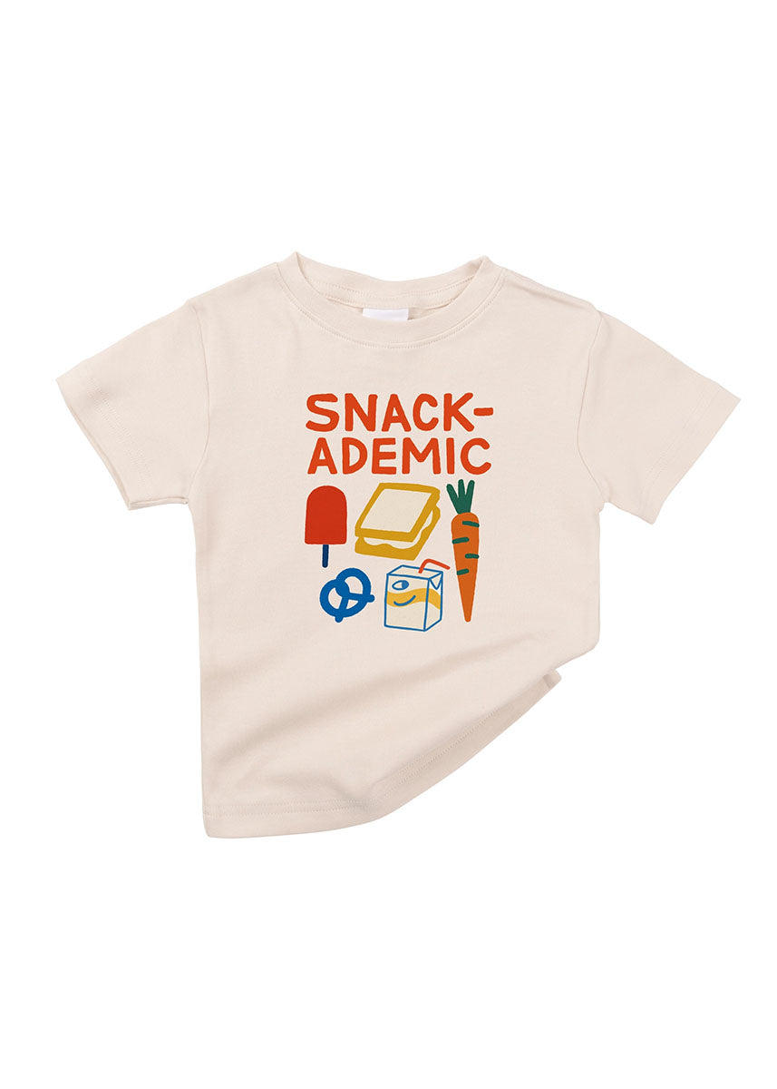 Snack-Ademic Tee - Beige