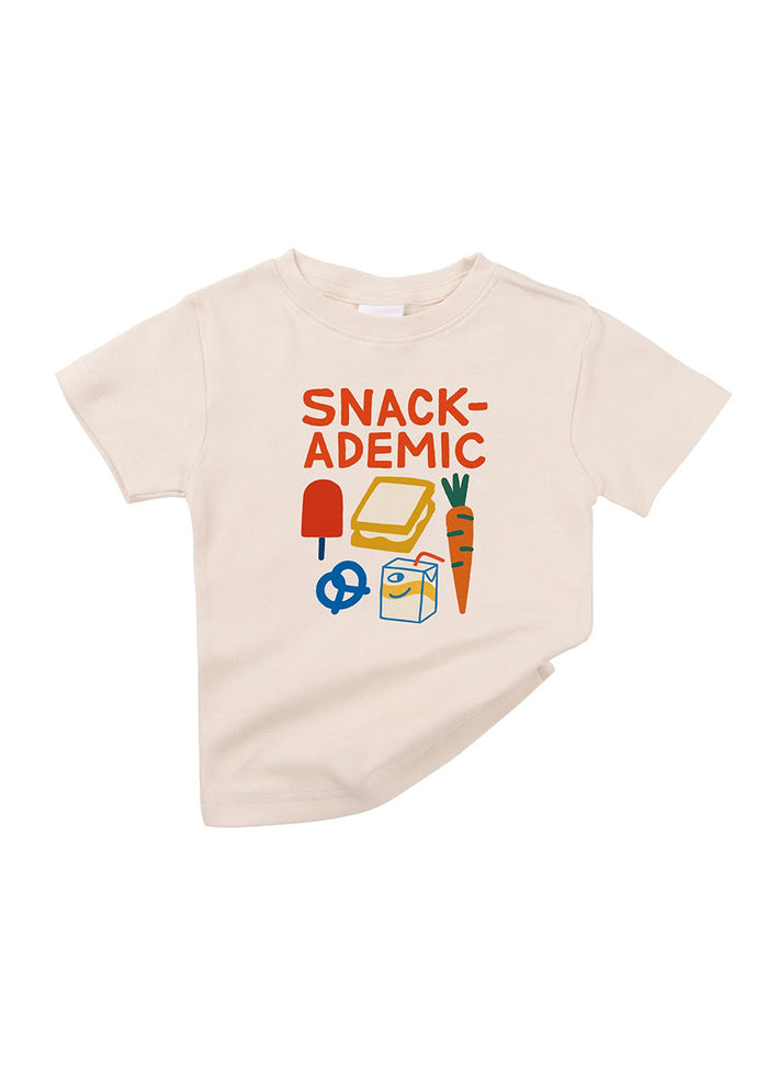 Snack-Ademic Tee - Beige