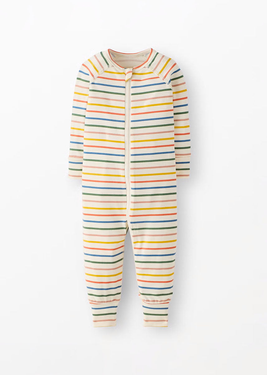 Baby 2-Way Zip Sleeper In HannaSoft - Multi Stripe