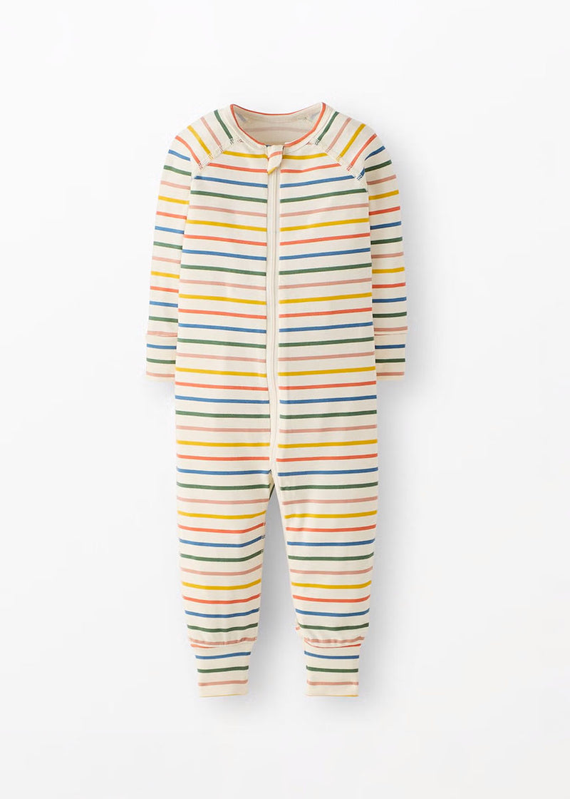 Baby 2-Way Zip Sleeper In HannaSoft - Multi Stripe