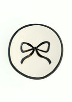 Black Bow Ring Dish