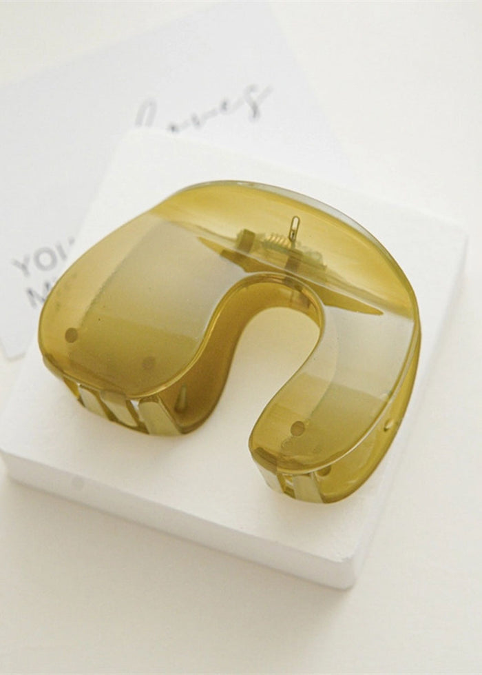 The Minimalist Hair Claw Clip - Green