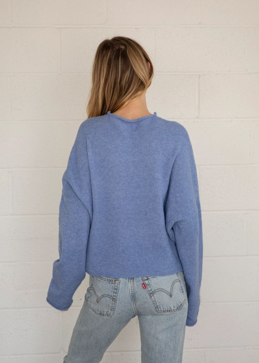 Piper Cardigan - Dusty Blue