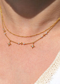 Wandering Stars Necklace - Gold