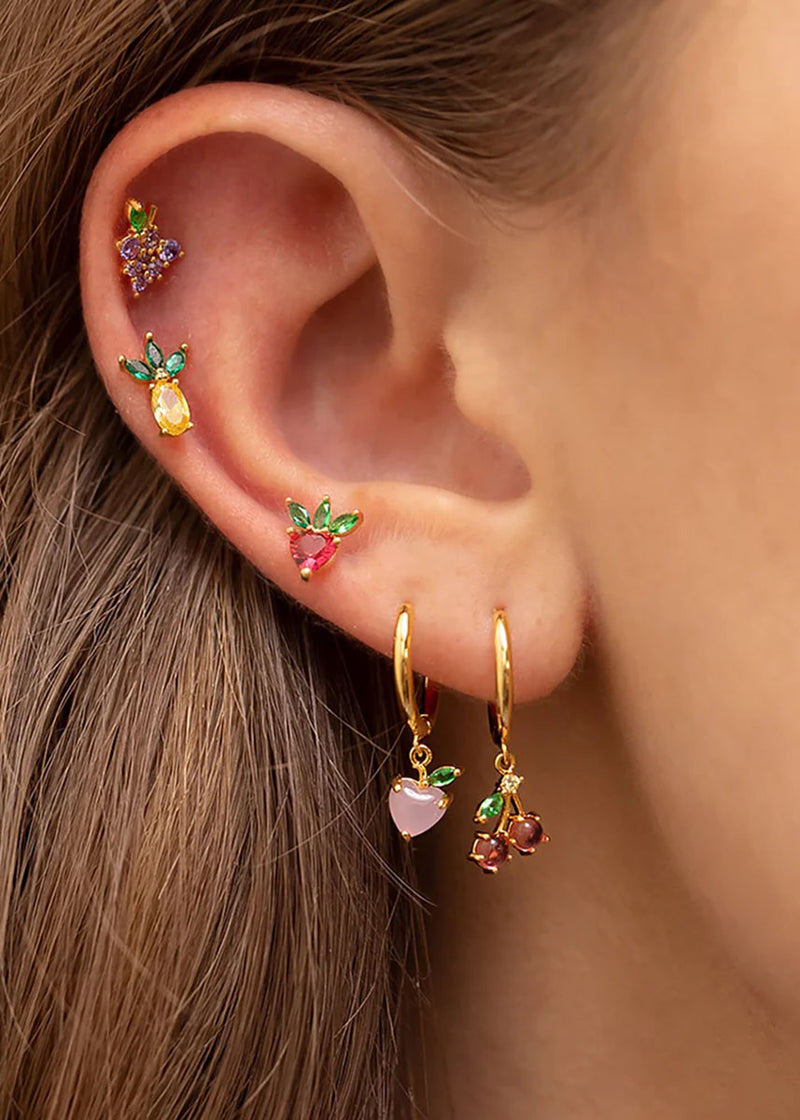 Cherry Sweet Hoops - Gold