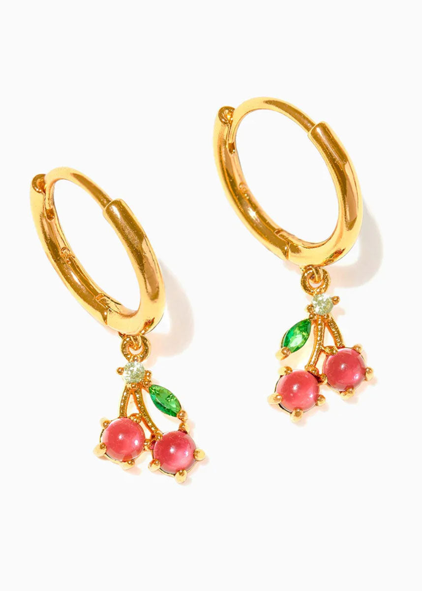 Cherry Sweet Hoops - Gold