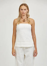 Siena Strapless Top - Off-White