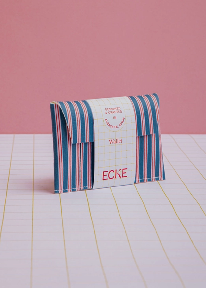 Dark Blue Stripes Wallet