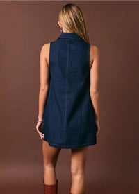 Judy Midi Dress - Indigo