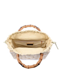 Maxie Pearl-Studded Evening Bag
