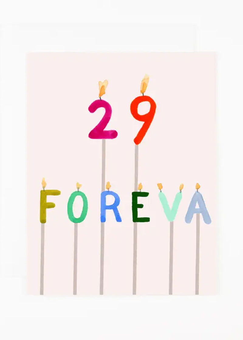 29 Foreva Candles Birthday Card