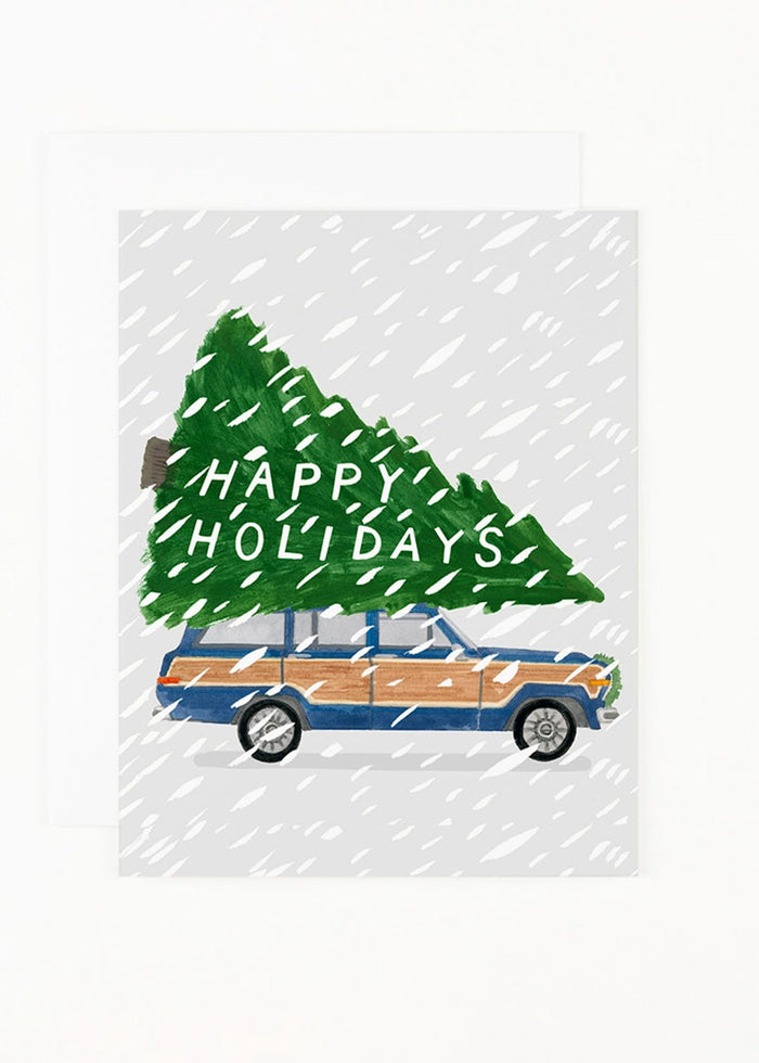 Holiday Wagoneer Card