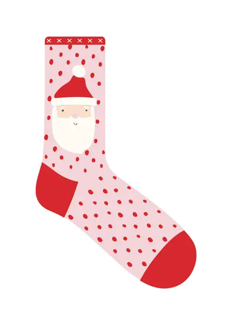 Whimsy Santa Head Socks