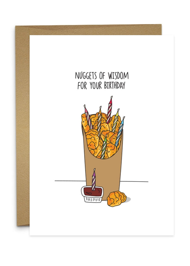 Nuggets Of Wisdom Birthday Card