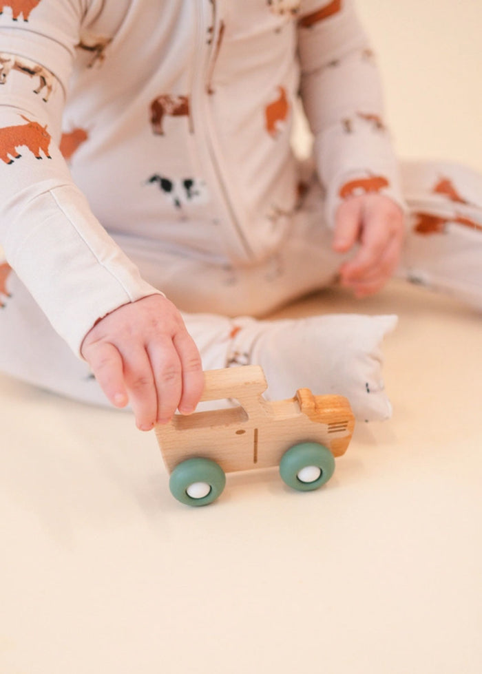 Wooden Toy Tractor