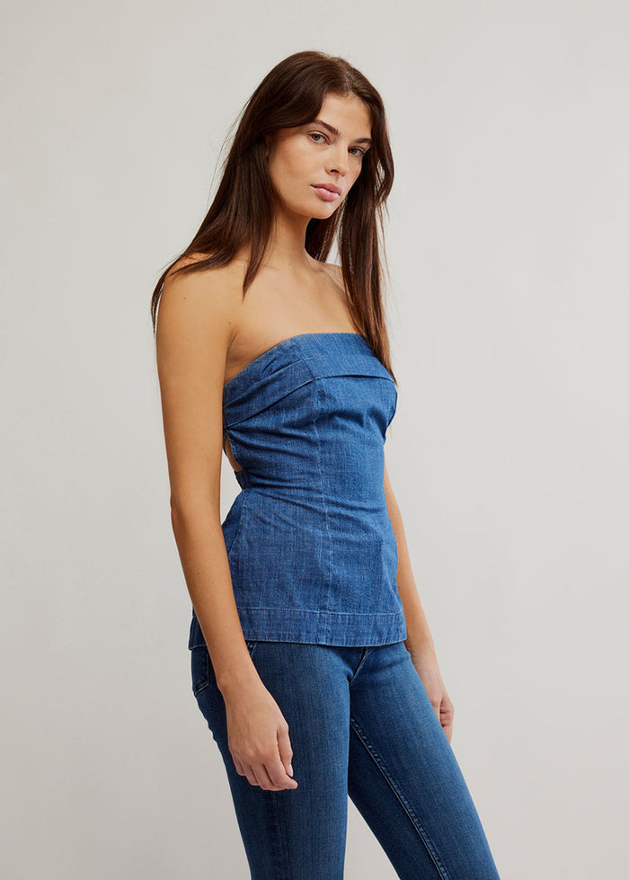 Lora Denim Tube - Canter Wash