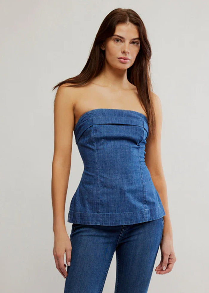 Lora Denim Tube - Canter Wash