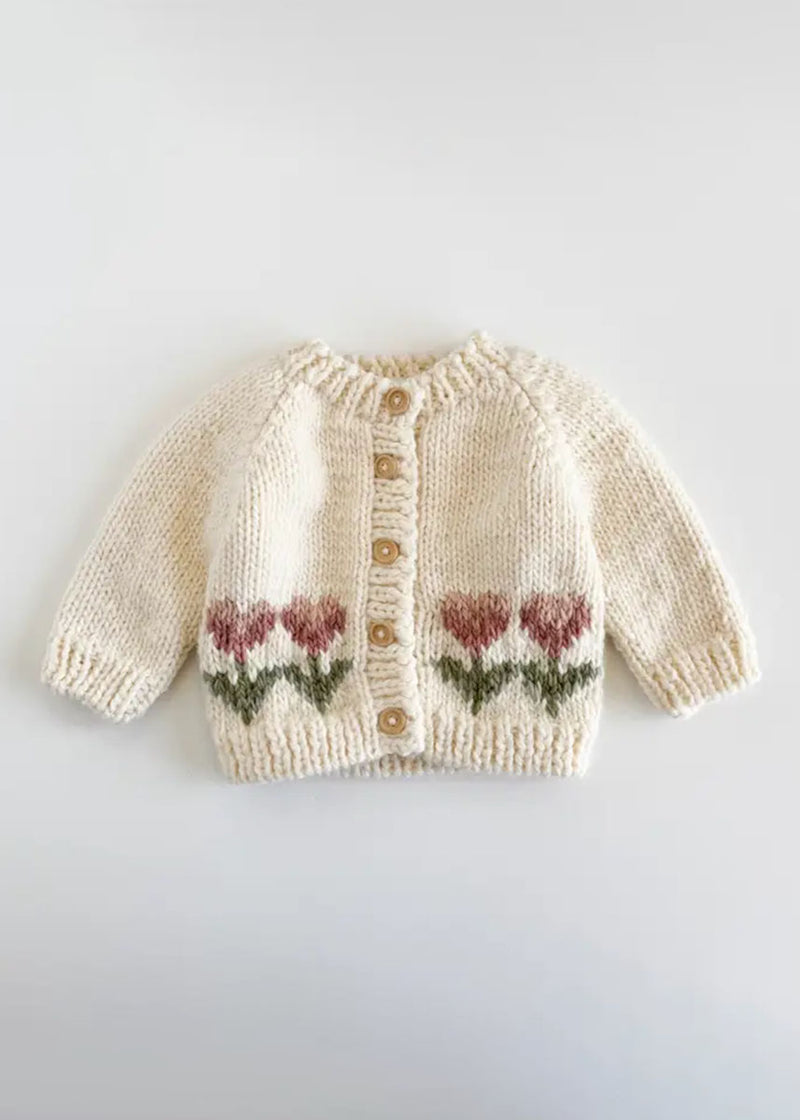 Tulip Flower Cardigan