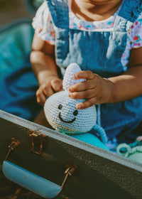 Plush Narwhal Rattle