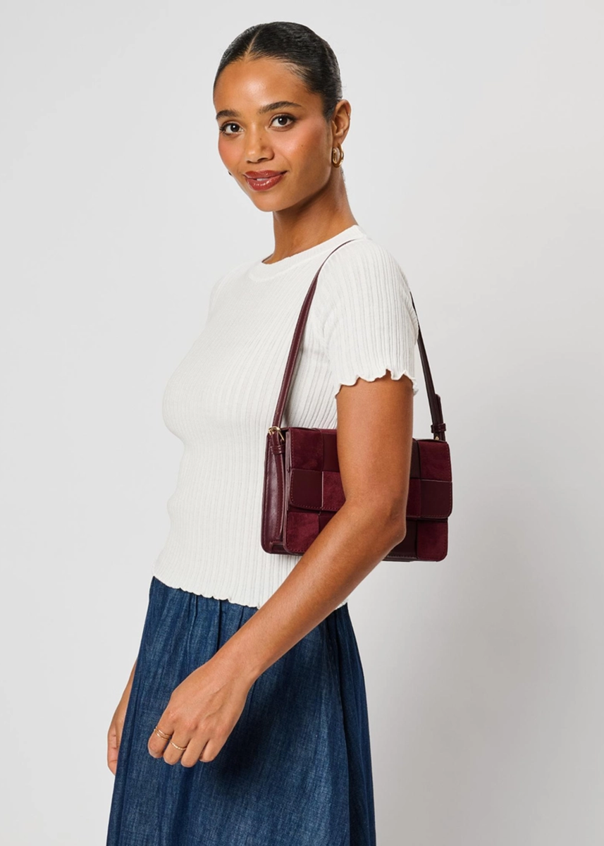 Tanya Crossbody - Burgundy