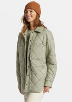 Transport Snap Front Shacket - Seagrass