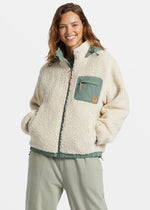 Northern Shore Sherpa Jacket - White Cap