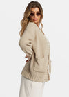 Sea Side Cardigan - Cobblestone