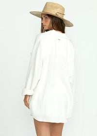Sweet Swell Button-Down - Salt Crystal