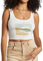 The Golden West Crop Tank - Salt Crystal
