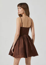 Linelly Dress - Brown