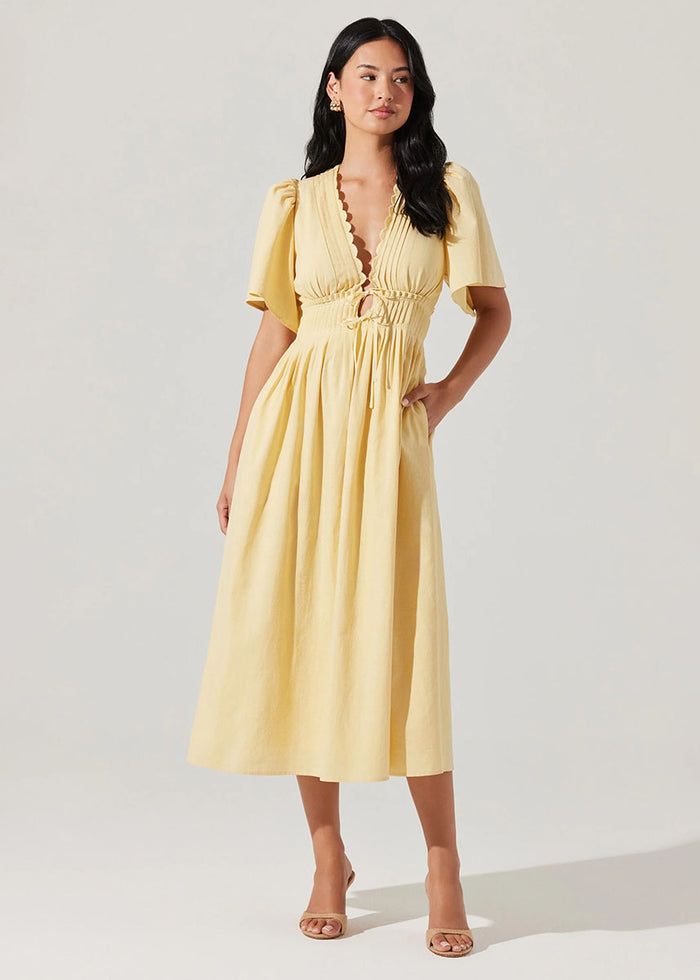 Hadleigh Dress - Light Yellow
