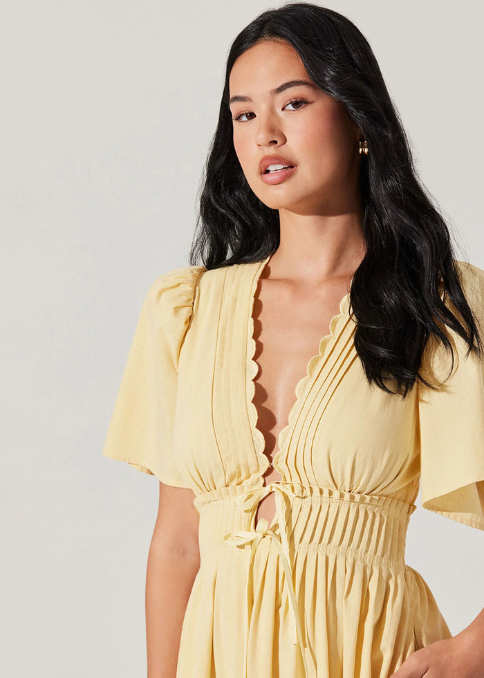 Hadleigh Dress - Light Yellow