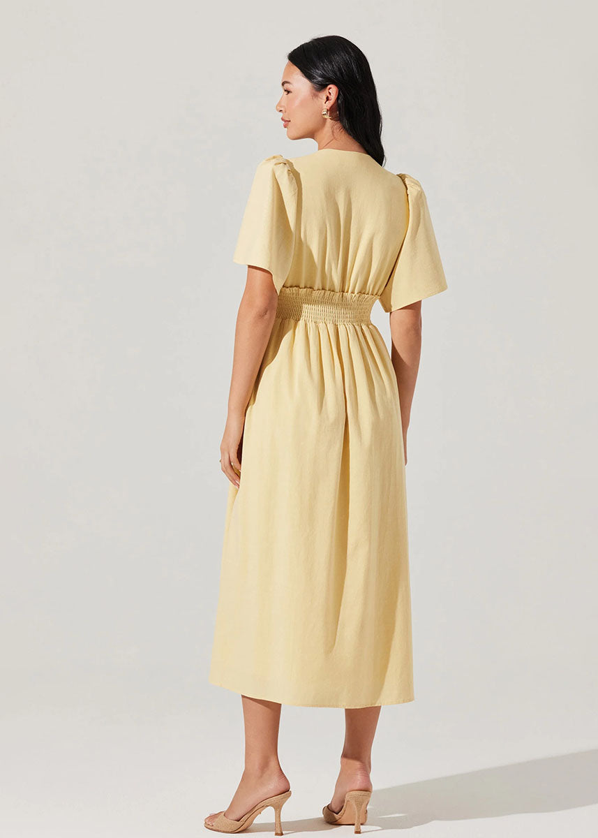 Hadleigh Dress - Light Yellow
