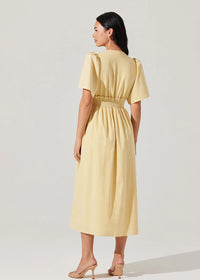 Hadleigh Dress - Light Yellow