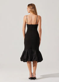 Brittnea Bubble Dress - Black