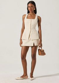Brunelle Vest - Oatmeal