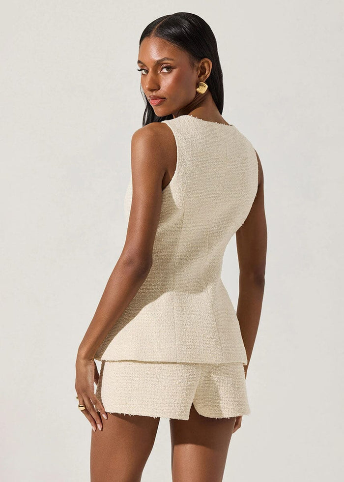 Brunelle Vest - Oatmeal