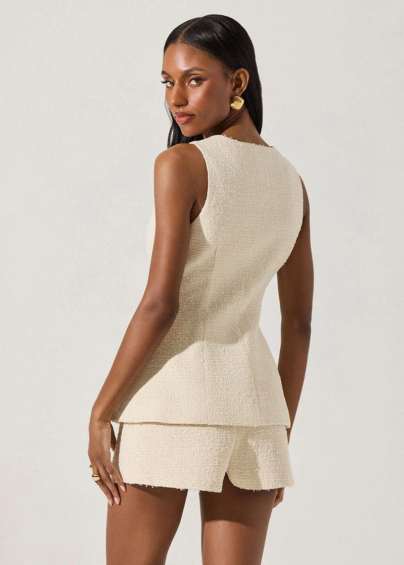 Brunelle Vest - Oatmeal
