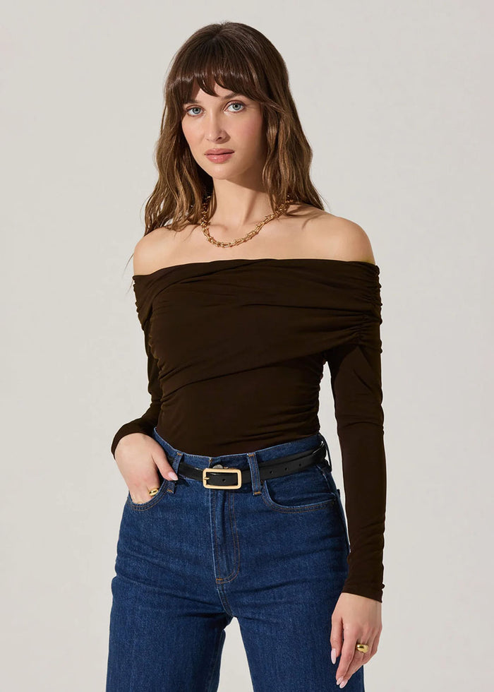 Datia Top - Brown