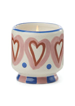 A Dopo Hearts Candle - Rosewood Vanilla 8oz