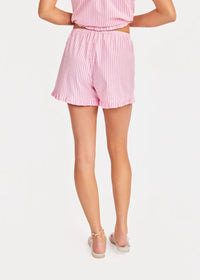 Jetset Ruffle Top & Shorts Set - Pink Ivory