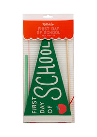 First Day Of School Pennant