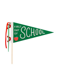 First Day Of School Pennant