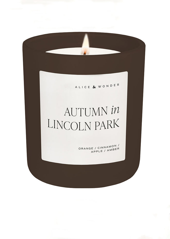 Autumn In Lincoln Park Soy Candle -  Chocolate 15oz