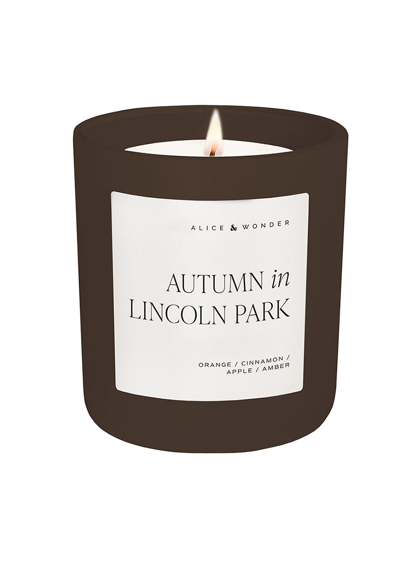 Autumn In Lincoln Park Soy Candle -  Chocolate 15oz