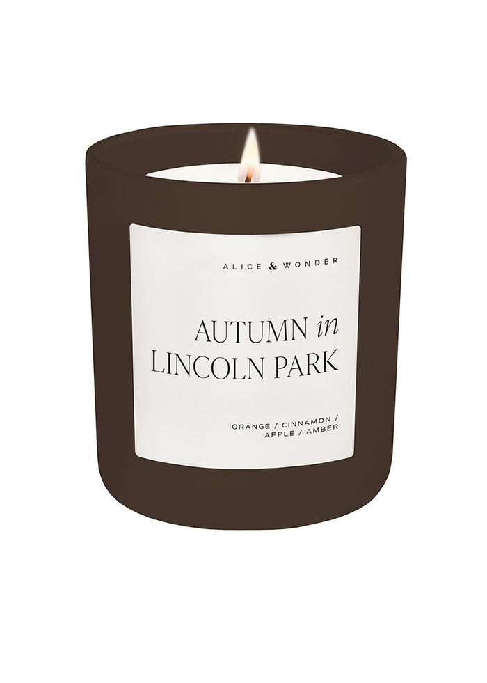 Autumn In Lincoln Park Soy Candle -  Chocolate 15oz